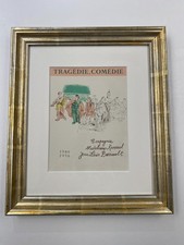 Colour Lithograph Tragedie, Comedie, 1959 by Raoul Dufy