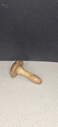 Vintage wood sewing mushroom - sewing,