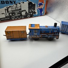 Vintage Tolato Mozdony Tin Toy