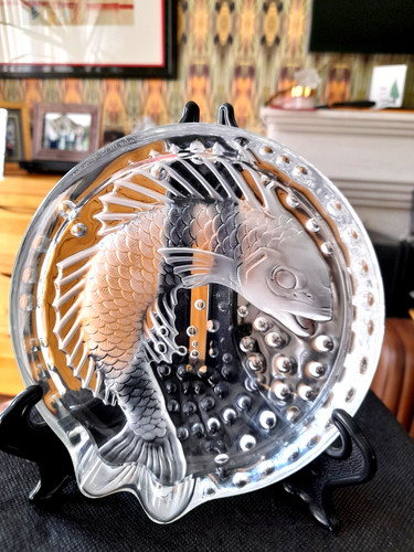 Lalique concareau koi - concareau, dish