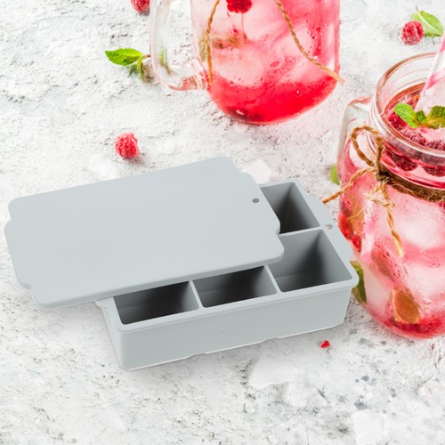 Grey silicone ice - ice, tray