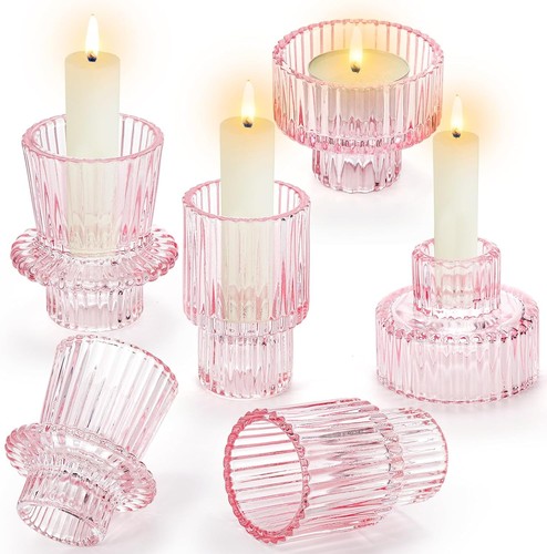 Pack glass votive - 6,