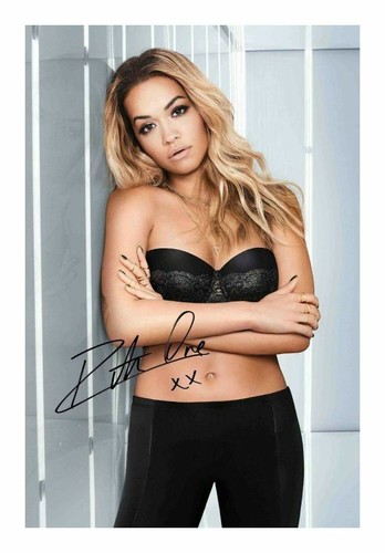 Rita ora autograph signed - rita,