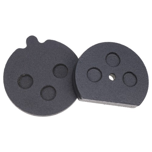 Round hand brake - round, pads