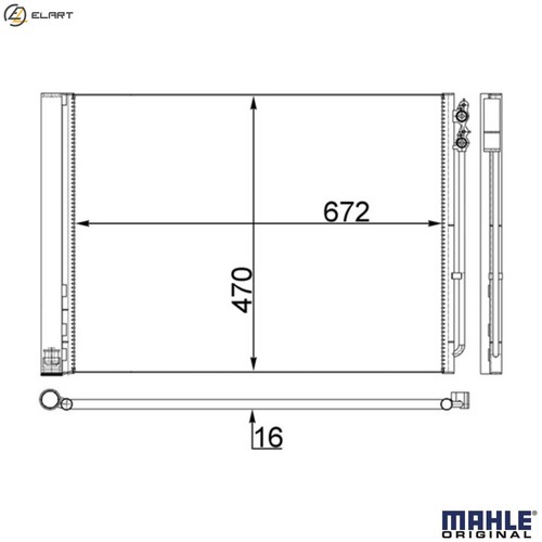 Condenser air conditioning - air,