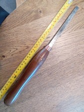 Crown Tools HSS Sheffield England round nose scraper~15/32" blade not straight 