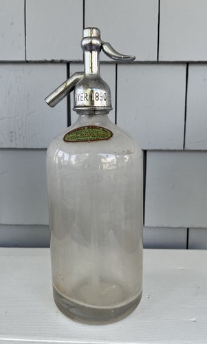 Antique seltzer bottle - bottle,