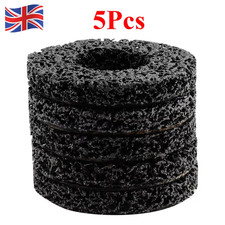5Pc Poly Strip Wheel Disc Abrasive Wheel Paint Rust Removal For Angle Grinder UK