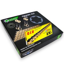 DID Chainset X-Ring VX3 for Yamaha MT10 1000 ABS / SP 2022-2023 Rivet & Clipsch