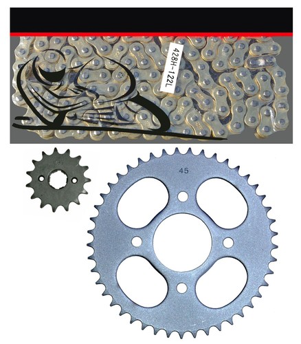 Chain sprocket kit to fit - sprocket,