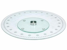 Glass Lazy Susan 35cm Rotating