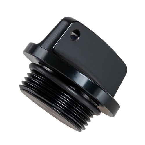 Cnc billet black engine oil - engine,