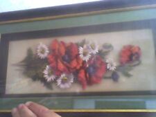 DONALD ART CO. FRAMED FLOWERS  "ROBERT LAESSIG-ANA" FREE POST