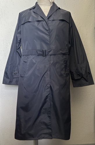Women 1960s blue rain coat - 1960s,