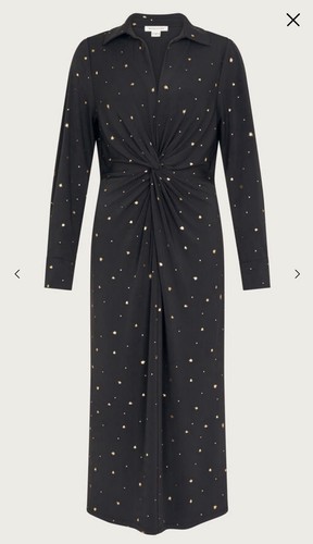 Monsoon delilah black jersey - monsoon,