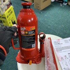 BIG RED T91203B Torin Hydraulic Welded Bottle Jack, 12 Ton (24,000 lb) Capacity,