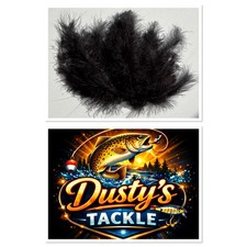 Black Marabou Feathers 20 Pack