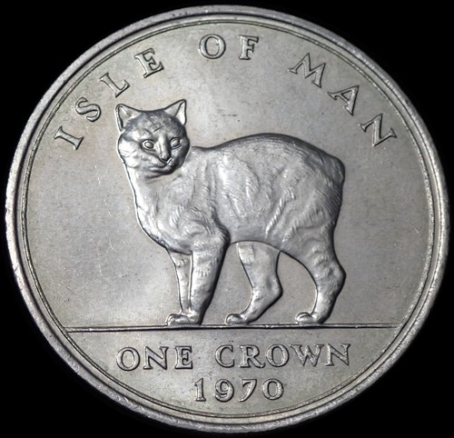 Isle man one crown 1970 - crown,