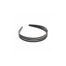 Wide Black Three Row Plastic