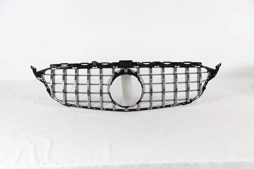 Chrome blk gtr front bumper - front,