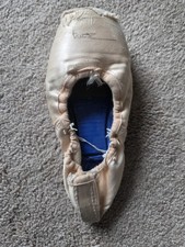 Pink Satin Ballet Pointe Shoe