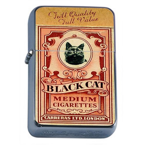 Black cat vintage - black, cigarette