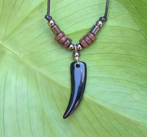Necklace handmade beaded - necklace,