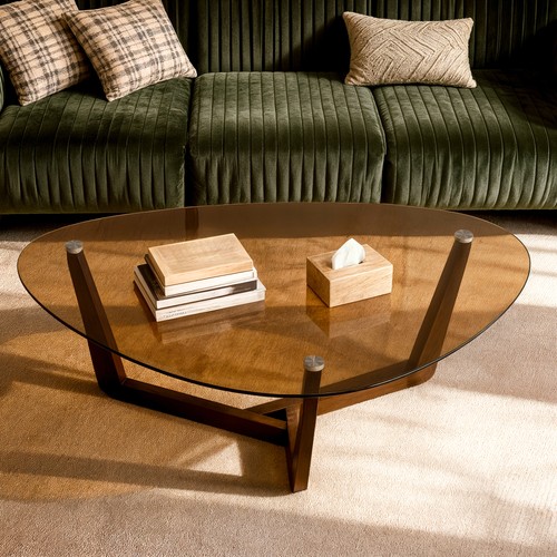 Triangle tempered glass top - triangle,