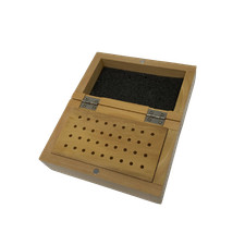 Wood Handy Block 36 Holes Burr