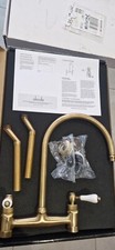 Abode Ludlow Bridge Brass Finish Kitchen Sink Mixer Tap Brand New in the Box