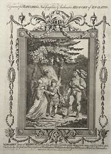 1461 Margaret Of Anjou War Of The Roses Lancashire Original Antique Print