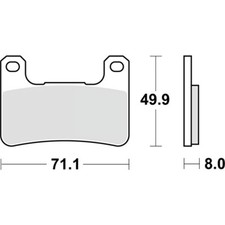 Racing Front Brake Pads 806RST