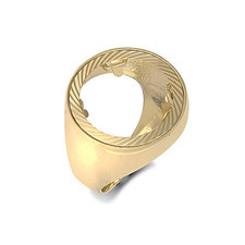 9ct Gold Plain Half Sovereign