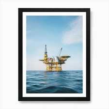 Massive Offshore Oil Rig In