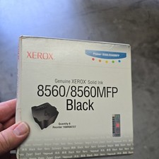 Xerox 108R00727 Black Solid Ink 6 Pack Phaser 8560 Genuine New Sealed Box