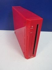 working NINTENDO WII RED EDITION VIDEO GAME CONSOLE unit ONLY no cables