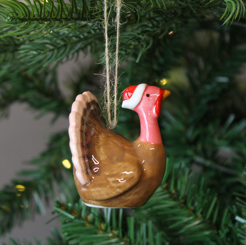 5cm ceramic turkey - 1x, 6.5cm