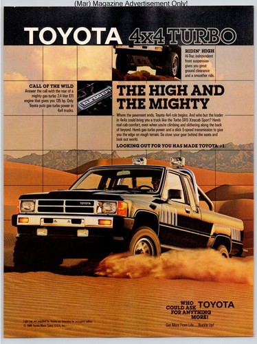 Toyota 4x4 turbo pickup - 4x4, truck