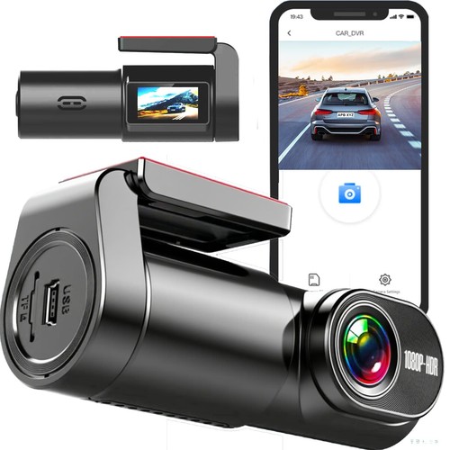 1080p dash cam front - front, car