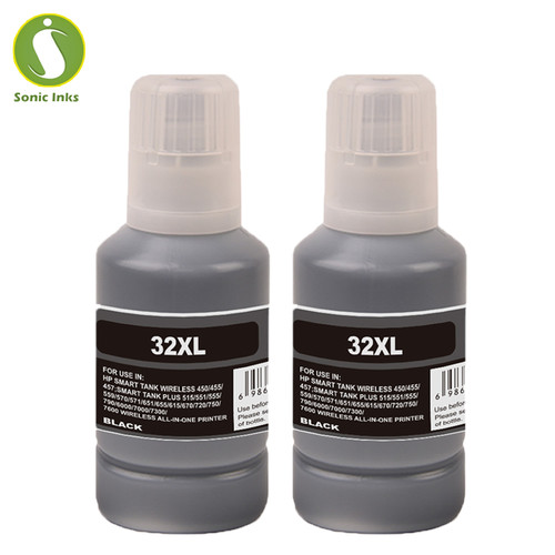 Black ink bottle 32xl - ink, fits