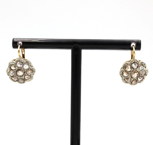 Vintage 1940s diamond rosette - 1940s,