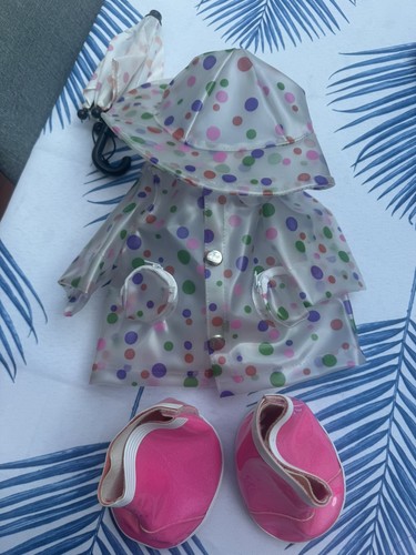 Build bear raincoat spotty - a,