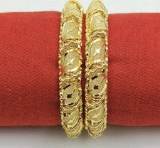 Indian Women  Size 2.6 Gold Plated Bangles