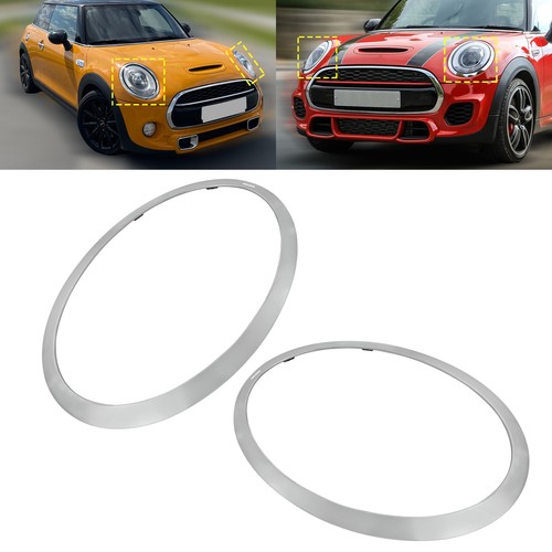 Pair chrome headlight rings - chrome,