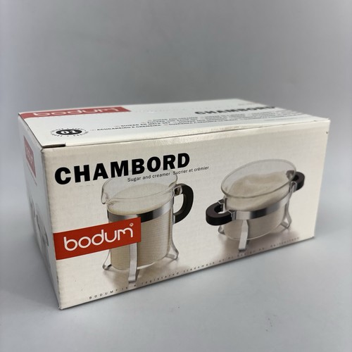 New bodum chambord black glass - black,