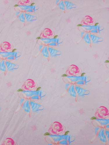 Pink vintage teacup rose - pink,