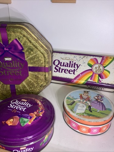 Quality street vintage - vintage, tins