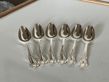 SET OF 6 SILVER PLATED DOUBLE