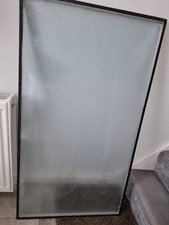 Glass sealed double glazed large toughened Florielle obscure glass 640X 1150mm 