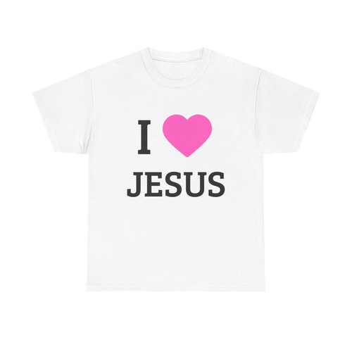 Love jesus heavy cotton - love, tee